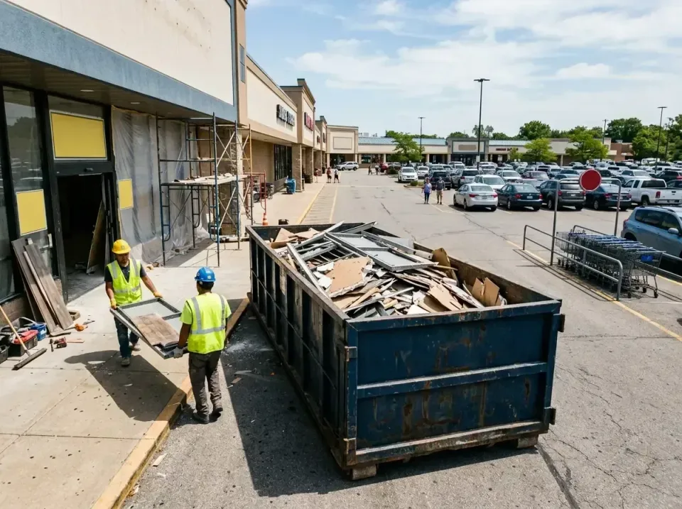 retail-store-renovation-debris-003 — frequently asked questions, Roll-off Dumpster Rentals in Rancho Cordova, CA